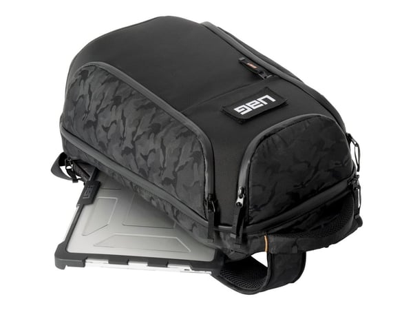UAG Rugged Laptop Backpack 24-Liter - Pack Series Black Midnight Camo - Notebookryggsekk - 15" - svart, midnatts-camo