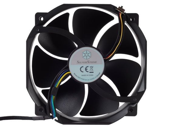 SilverStone FHP141 - Prosessorituuletin - 140 mm - musta