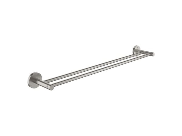 Grohe Essentials håndkleholder. - Dobbel håndklestang, 600mm, Supersteel 40802DC1