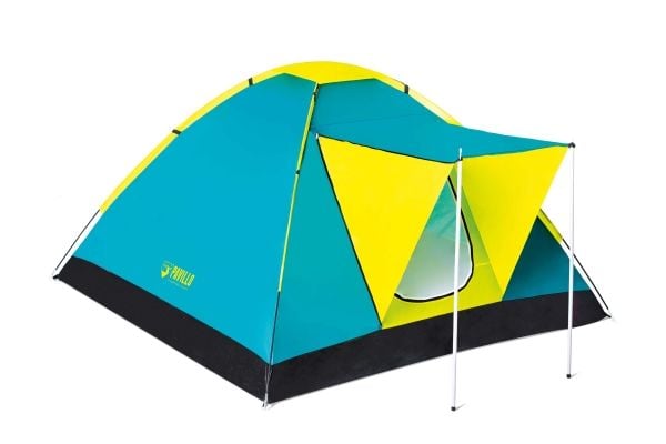 Bestway 68088, Kuppeltelt, 3 person(er), Myggnett, Sort, Blå, Gult