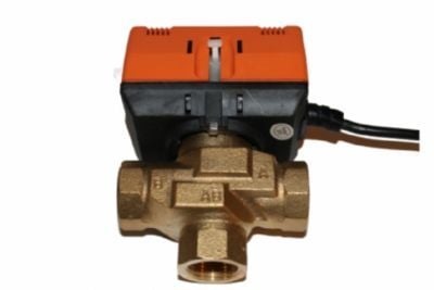 NBE Varmtvandsprioritering 3 - 3-vejs Kit med ventil. motor og temp.føler