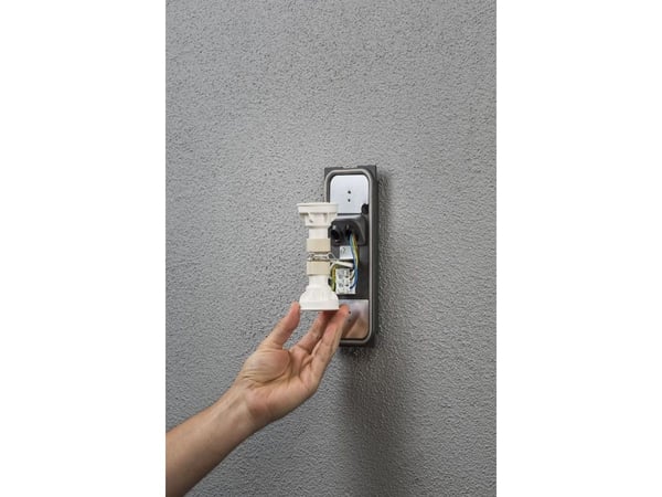 Konstsmide 7987-370, 2 pære(r), IP54, Antracitt, Grå