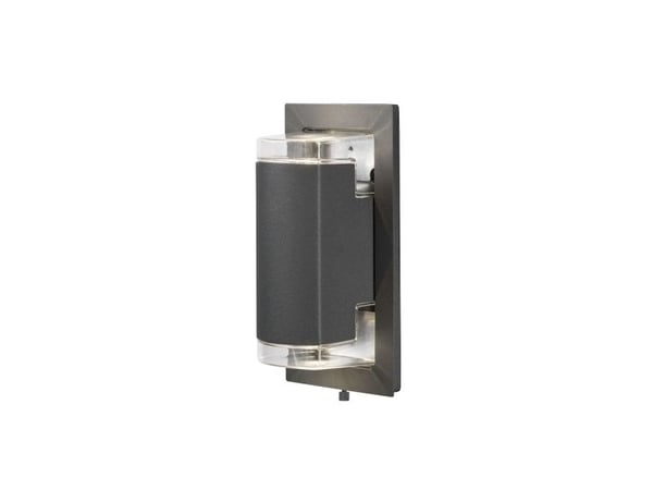 Konstsmide 7987-370, 2 pære(r), IP54, Antracitt, Grå