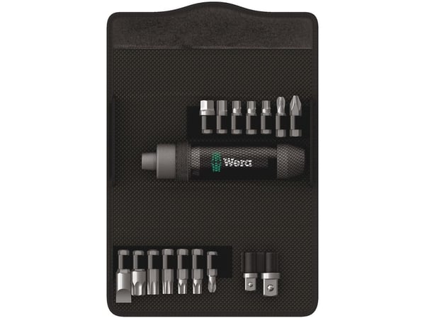 Wera 05072017001, 16 stykker, Hex (metrisk), Philips, Torx, PH 2, PH 3, PH 4, 2,5,6,7,8 mm, TX30, TX40, TX45, TX50, CE, GS, DVE