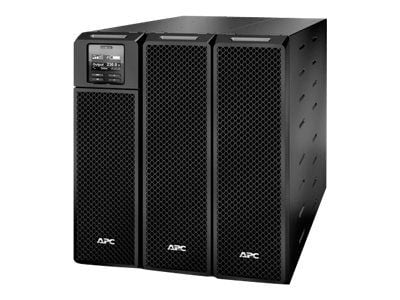 APC Smart-UPS SRT 10000VA - UPS (rackmonterbar/ekstern) - AC 230/380/400/415 V - 10 kW - 10000 VA - 3-fasers / 1-fases - Ethernet 10/100, USB - utg...