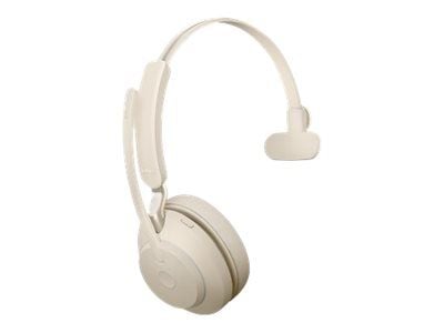 Jabra Evolve2 65, UC Mono, Langaton, Toimisto/puhelukeskus, 20 - 20000 Hz, 99,2 g, Kuulokkeet, Beige