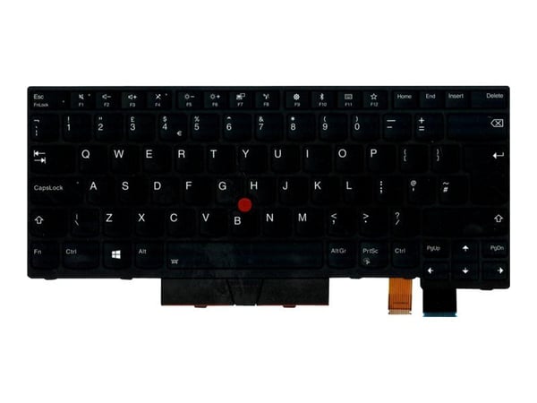 Lite-On - Erstatningstastatur for bærbar PC - med Trackpoint, UltraNav - bakbelysning - QWERTY - Storbritannia