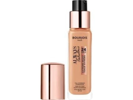 Bourjois Always fabulous 24hrs foundation, CYCLOPENTASILOXANE, AQUA/WATER/EAU, BUTYLENGLYCOL, TALC, CETYL PEG/PPG-10/1 DIMETHICONE,..., Hidratación...