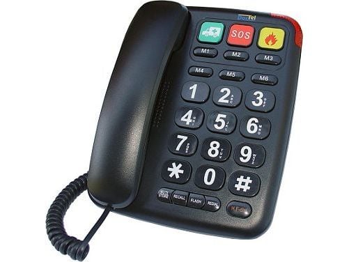 Trådløs/fasttelefon Dartel LJ-300 Svart