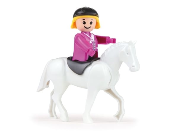 Lena TRUXX 04458, Lastebil, Hestevogn, Innendørs/utendørs, 2 år, Plast, Svart, Grå, Rosa