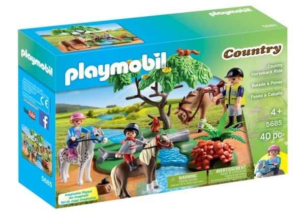 Playmobil Country Horseback Ride, Dyr, Country Horseback Ride, 4 år, Flerfarget