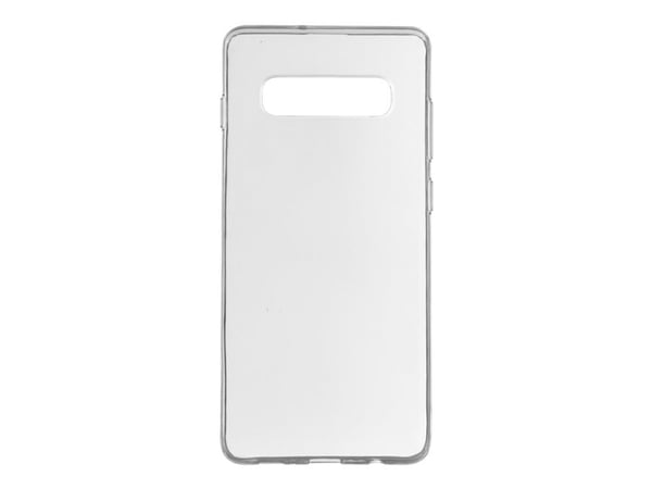 eSTUFF - Baksidedeksel for mobiltelefon - UV-belagt termoplast-polyuretan - gjennomsiktig - for Samsung Galaxy S10+
