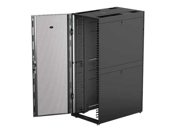 APC NetShelter SX Networking Enclosure with Sides - Rack - svart - 42U - TAA-kompatibel - för P/N: SC500RM1U, SMT1000RM1U, SMT750RM1U, SMT750RM2UCN...