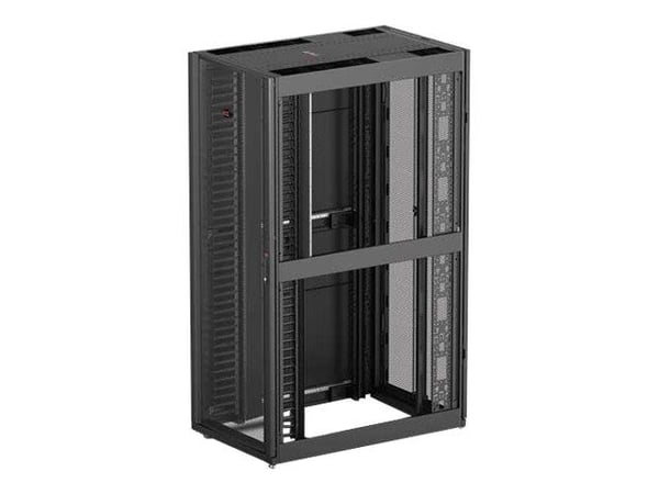 APC NetShelter SX Networking Enclosure with Sides - Rack - svart - 42U - TAA-kompatibel - för P/N: SC500RM1U, SMT1000RM1U, SMT750RM1U, SMT750RM2UCN...
