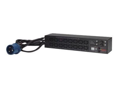 APC Switched Rack PDU AP7922B - Strømfordelerenhet (kan monteres i rack) - AC 230 V - Ethernet 10/100 - inngang: IEC 60309 32A - utgangskontakter: ...