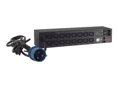 APC Switched Rack PDU AP7922B - Strømfordelerenhet (kan monteres i rack) - AC 230 V - Ethernet 10/100 - inngang: IEC 60309 32A - utgangskontakter: ...