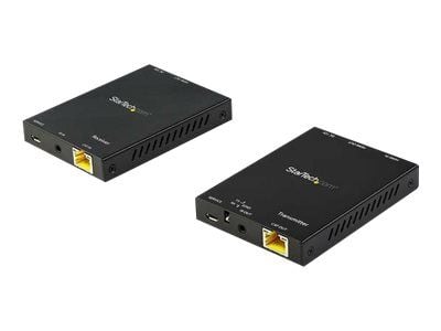 Startech HDMI over CAT6 Extender Kit - 4K 60Hz - HDMI Balun Kit - Signal up to 165 ft / 50m - HDR - 4:4:4 - 7.1 Audio Support (ST121HD20V) - Video/...