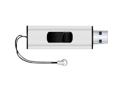 MediaRange SuperSpeed - USB-flashstasjon - 64 GB - USB 3.0 - svart/sølv