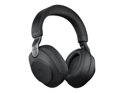 Jabra Evolve2 85 UC Stereo - Headset - fullstorlek - Bluetooth - trådlös, kabelansluten - aktiv brusradering - 3,5 mm kontakt - ljudisolerande - svart
