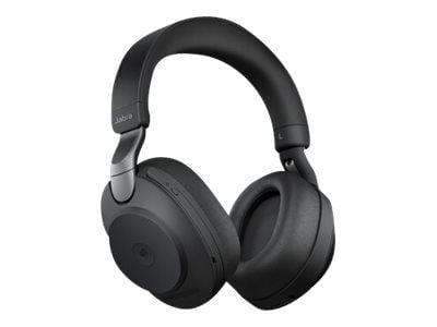 Jabra Evolve2 85 MS Stereo - Hodesett - full størrelse - Bluetooth - trådløs, kablet - aktiv støydemping - 3,5 mm jakk - lydisolerende - svart - Ce...