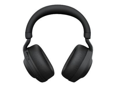 Jabra Evolve2 85 MS Stereo - Hodesett - full størrelse - Bluetooth - trådløs - aktiv støydemping - 3,5 mm jakk - lydisolerende - svart - Certified ...