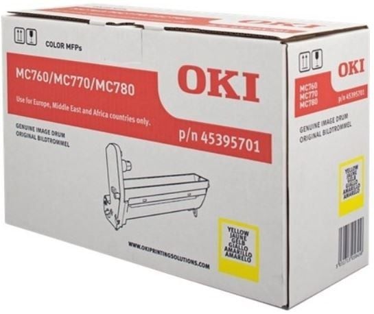 OKI - Gul - original - trommelsett - for OKI MC760dn, MC760dnfax, MC760dnvfax, MC770dnfax, MC780dfnfax