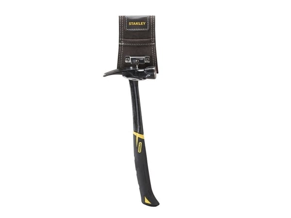Stanley STST1-80117, Verktygshållare med krokar, Hammare, Läder, Stål, Brun, Stål, 117 mm, 162 mm