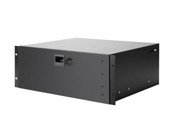 adam hall 87404ACL, Vetolaatikkoyksikkö, Musta, Alumiini, 25 kg, 4U, 48,3 cm (19")