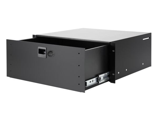 adam hall 87404ACL, Skuffeenhed, Sort, Aluminium, 25 kg, 4U, 48,3 cm (19")