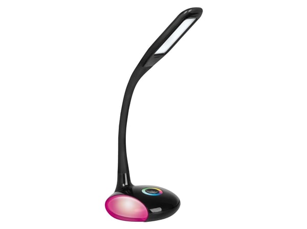 Activejet Lampka biurkowa LED AJE-VENUS RGB Black, Svart, Plast, Sovrum, Barnrum, Universal, Modern, CE, RoHS, ISO 9001, ISO 14001, Glödlampan/-lam...