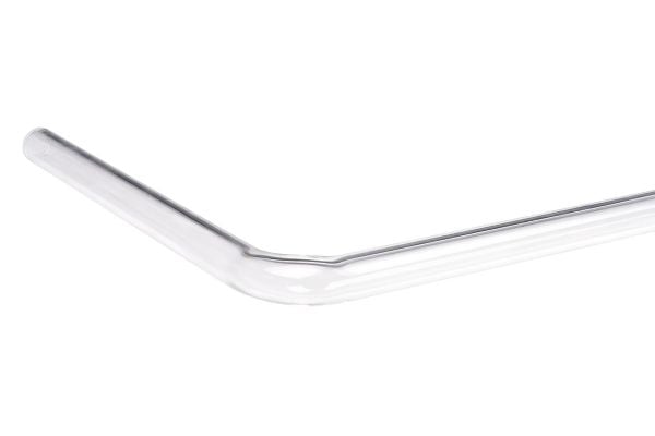 Alphacool HardTube 16/11mm Borosilikatglass 90 Grad Shop 20/40cm - Klar