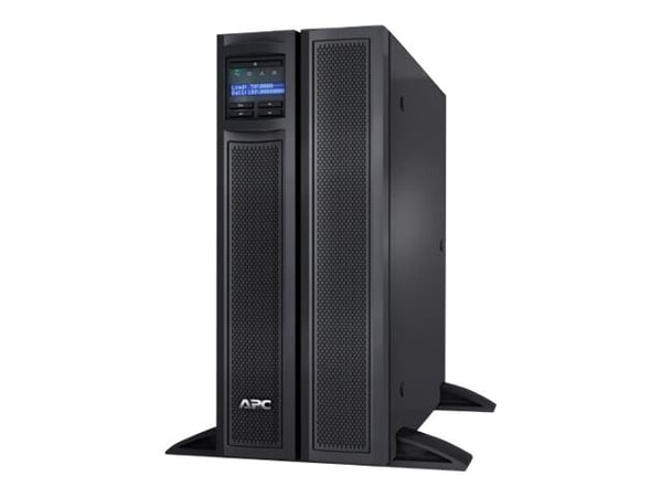 APC Smart-UPS X 3000 Rack/Tower LCD - UPS (rackmonterbar/ekstern) - AC 208/230 V - 2700 watt - 3000 VA - enkeltfase - Ethernet 10/100, RS-232, USB ...