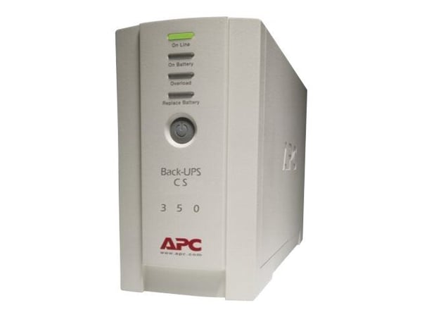 APC Back-UPS CS 350 - UPS - AC 230 V - 210 watt - 350 VA - RS-232, USB - utgangskontakter: 4 - beige