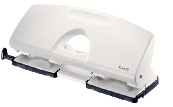 Leitz - Hålslag - 25 ark / 2.5 mm - 4 hål - vit