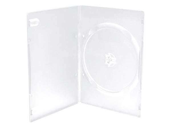 MediaRange Zubehör CD-/DVD-Rohlinge, DVD-etui, 1 disker, Gjennomsiktig, Plast, 120 mm, RoHS