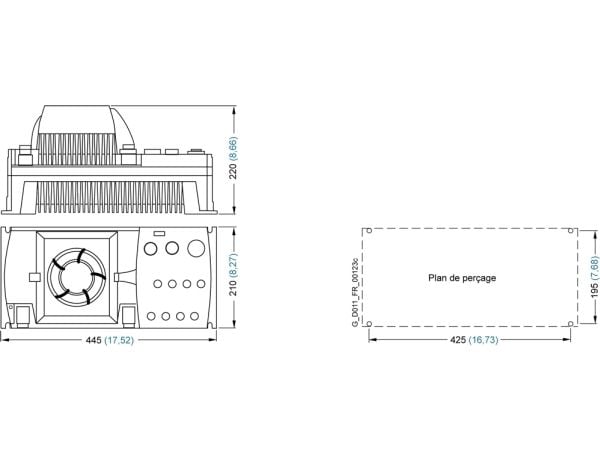 Siemens 6SL3525-0PE25-5AA1, Sisätila, Monivärinen, 8,5 kg, 2500 mm, 2950 mm, 5250 mm