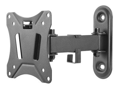 DELTACO ARM-0250 - Brakett - full bevegelse - for LCD-TV - svart - skjermstørrelse: 13"-27" - veggmonterbar