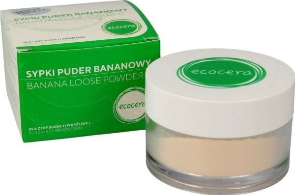 ECOCERA_Banana Loose Powder løst bananpulver for tørr og sensitiv hud 8g