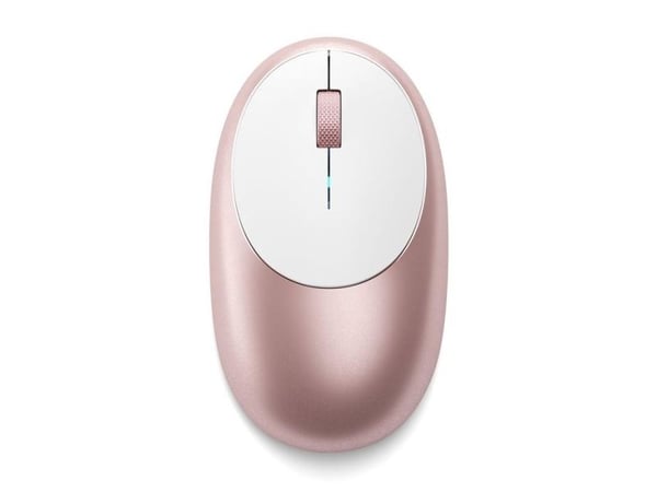 Satechi M1 - Hiiri - ergonominen - oikea- ja vasenkätinen - optinen - 3 painiketta - langaton - Bluetooth 4.0 - ruusukultainen