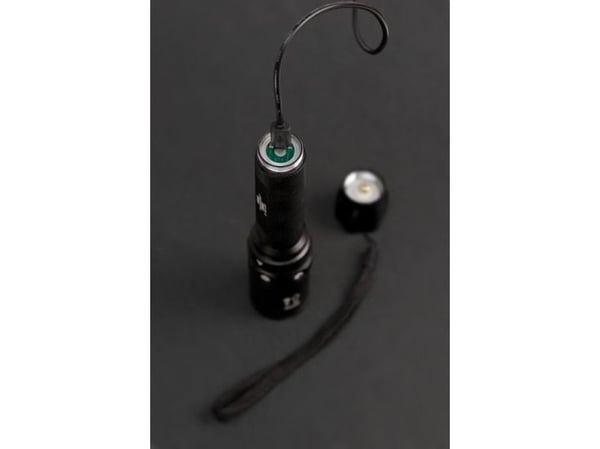 Brennenstuhl 1178600201, Lommelykt, Svart, Metall, Knapper, IP44, LED