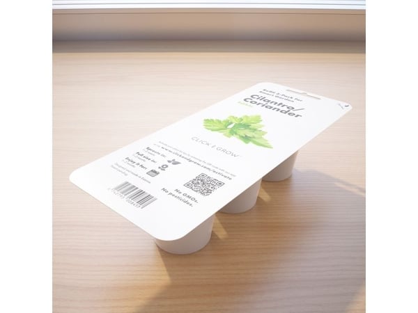 Click & Grow Cilantro/Coriander, Syötävä kasvi, Korianteri, Täyttöpakkaus, Kasvaa nopeasti (3–5 viikkoa), 7 - 14 päivää, 1 - 2 kuukautta