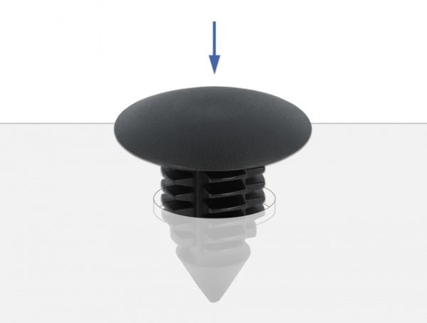 DeLOCK 60187, Nylon, Svart, Monokromatiskt, 15 mm, 14,5 mm, 10 styck