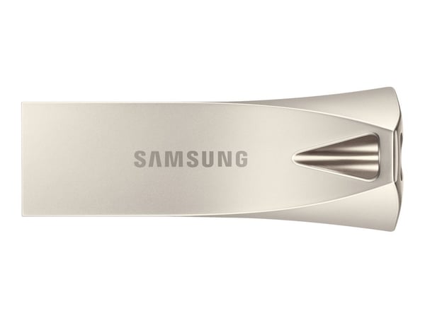 Samsung BAR Plus MUF-256BE3 - USB-flashstasjon - 256 GB - USB 3.1 Gen 1 - sjampanjesølv