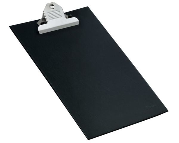 Clipboard 36x22cm sort - med jumboclip - til ophæng