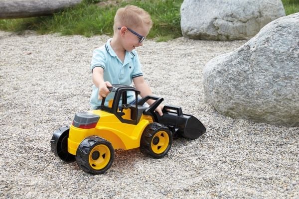 Lena GIGA TRUCKS Earth mover Pro, Gravemaskin, Earth mover, 3 år, Sort, Gult