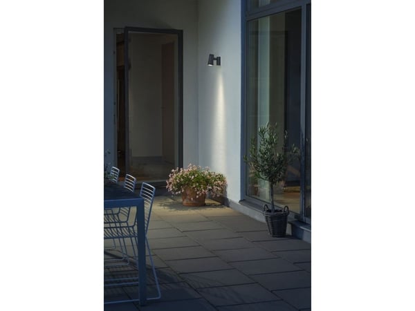 Konstsmide 7861-370, Antracitt, Grå, Aluminium, IP54, 1 pære(r), 30000 t, 3000 K