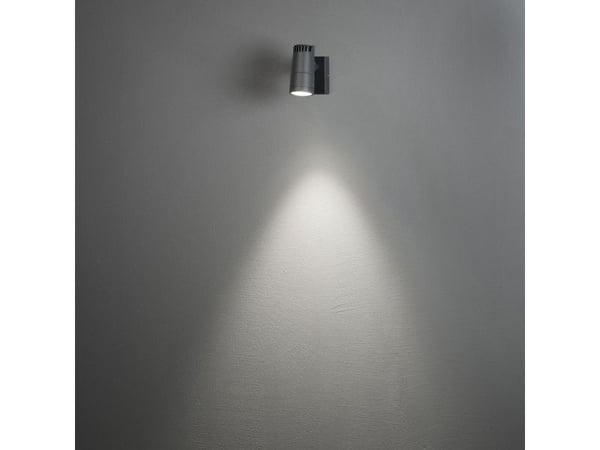 Konstsmide 7861-370, Antracitt, Grå, Aluminium, IP54, 1 pære(r), 30000 t, 3000 K