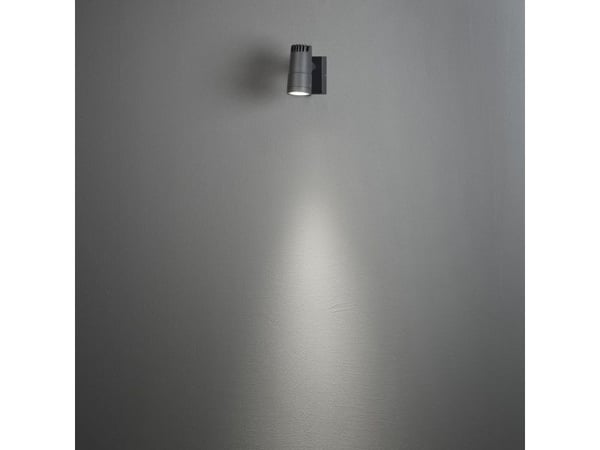 Konstsmide 7861-370, Antracitt, Grå, Aluminium, IP54, 1 pære(r), 30000 t, 3000 K