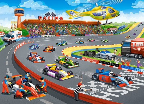 Castorland Puzzle Formula Racing 120 deler