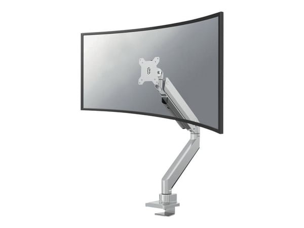 Neomounts NM-D775PLUS - Monteringssett - full bevegelse - for LCD-skjerm - sølv - skjermstørrelse: 10"-49" - klemmemonterbar, malje, skrivebordsmon...